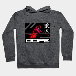 Japanese Samurai warrior with Slang dope Hoodie